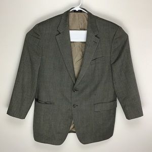 Lauren Ralph Lauren Herringbone mens long sleeve button wool blazer 44R